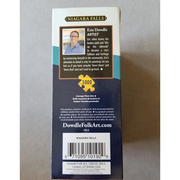 Dowdle Niagara Falls 1000 pc Jigsaw Puzzle Complete PreOwned 2020 - Picture 3 of 8